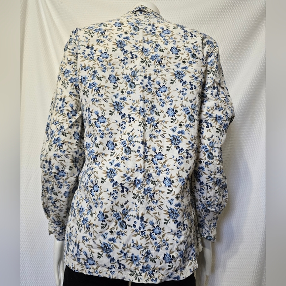 Denim & Co. Thin Floral Jacket - Picture 7 of 7